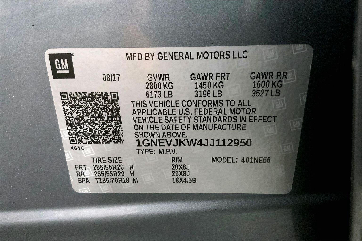 2018 Chevrolet Traverse Premier