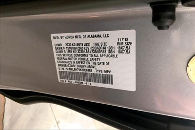 2019 Honda Odyssey EX-L