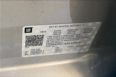 2018 Chevrolet Tahoe LT