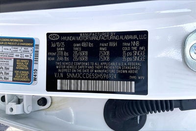 2025 Hyundai Tucson SEL Convenience
