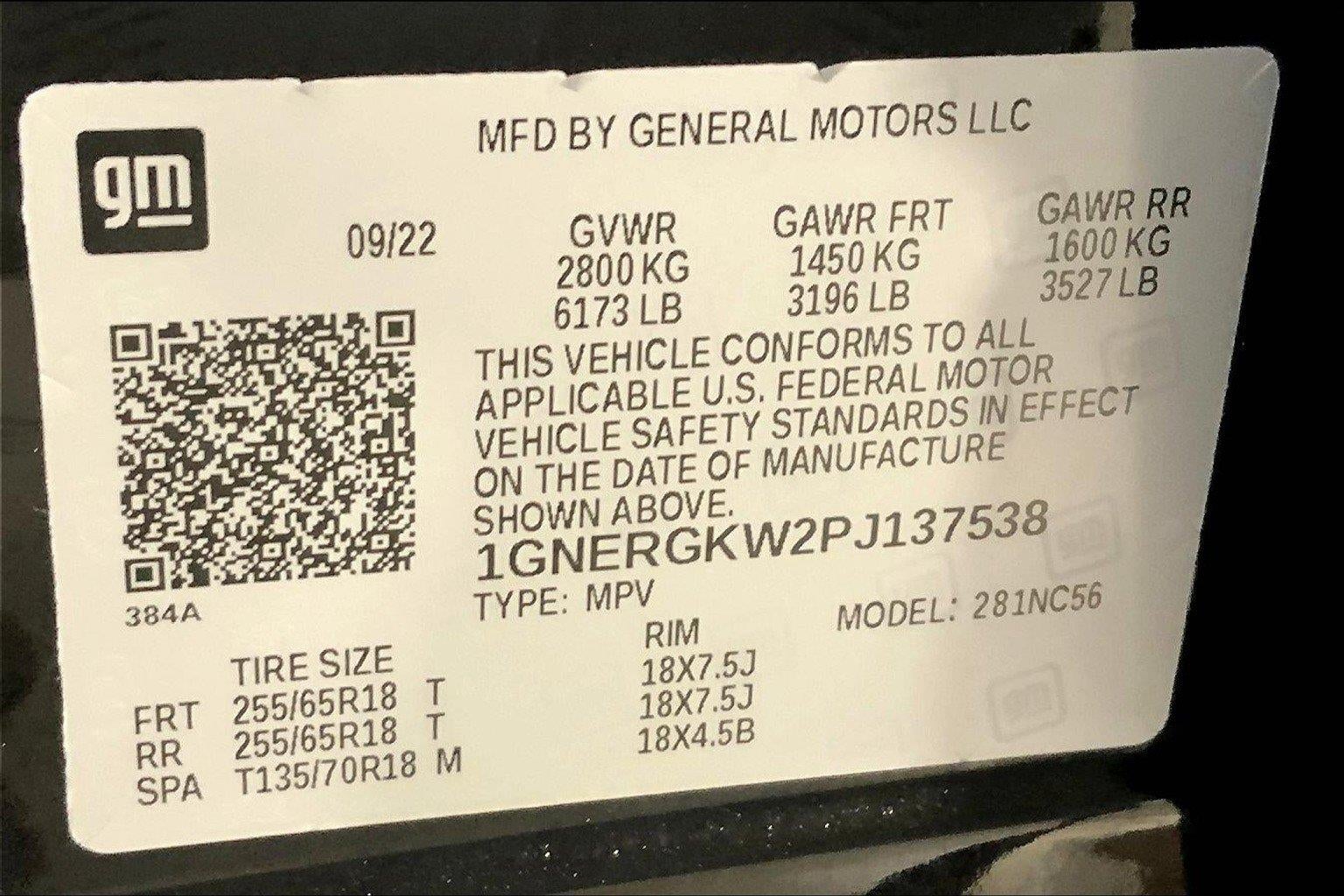 2023 Chevrolet Traverse LT Cloth