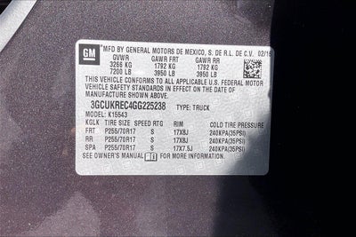 2016 Chevrolet Silverado 1500 LT