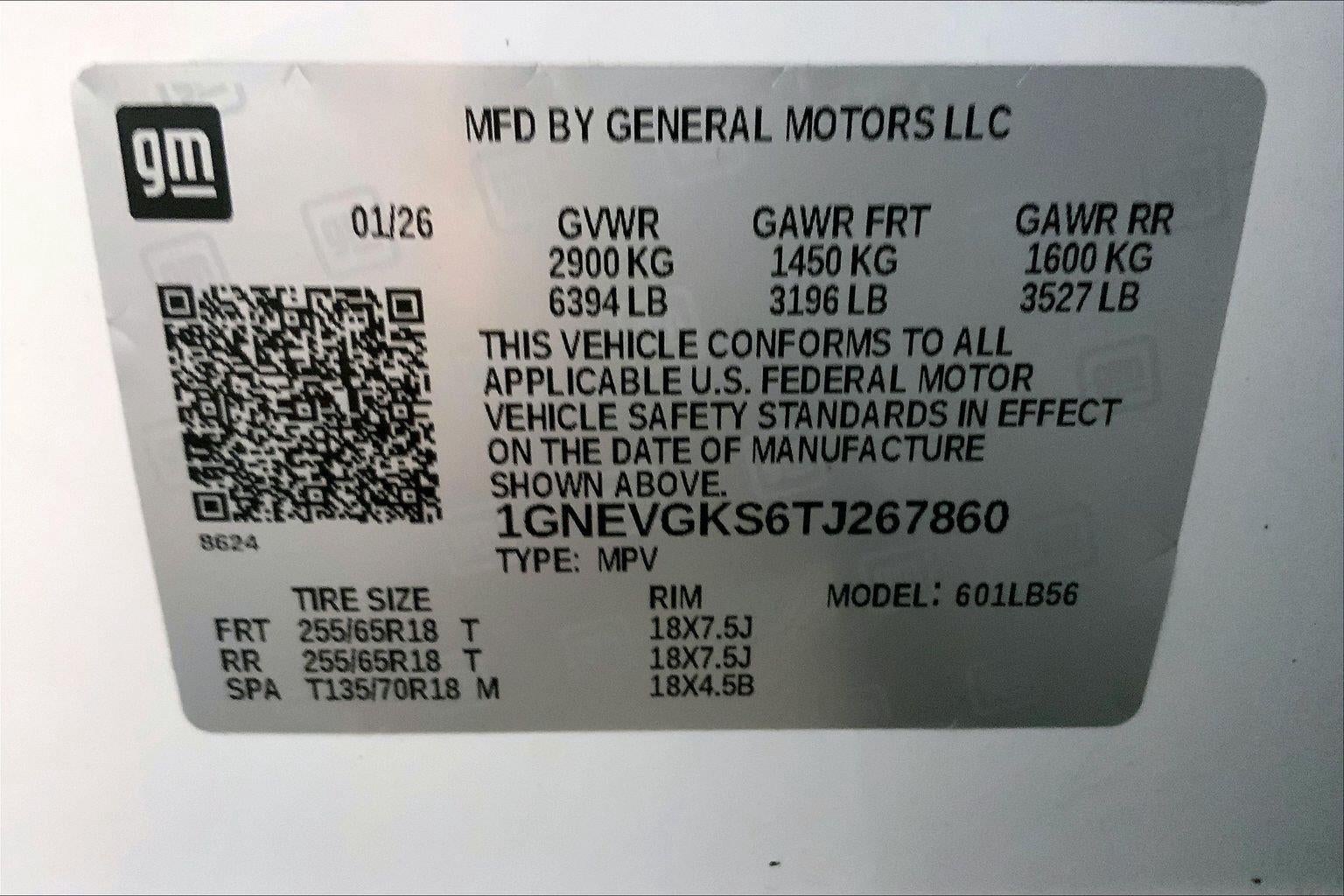 2026 Chevrolet Traverse LT
