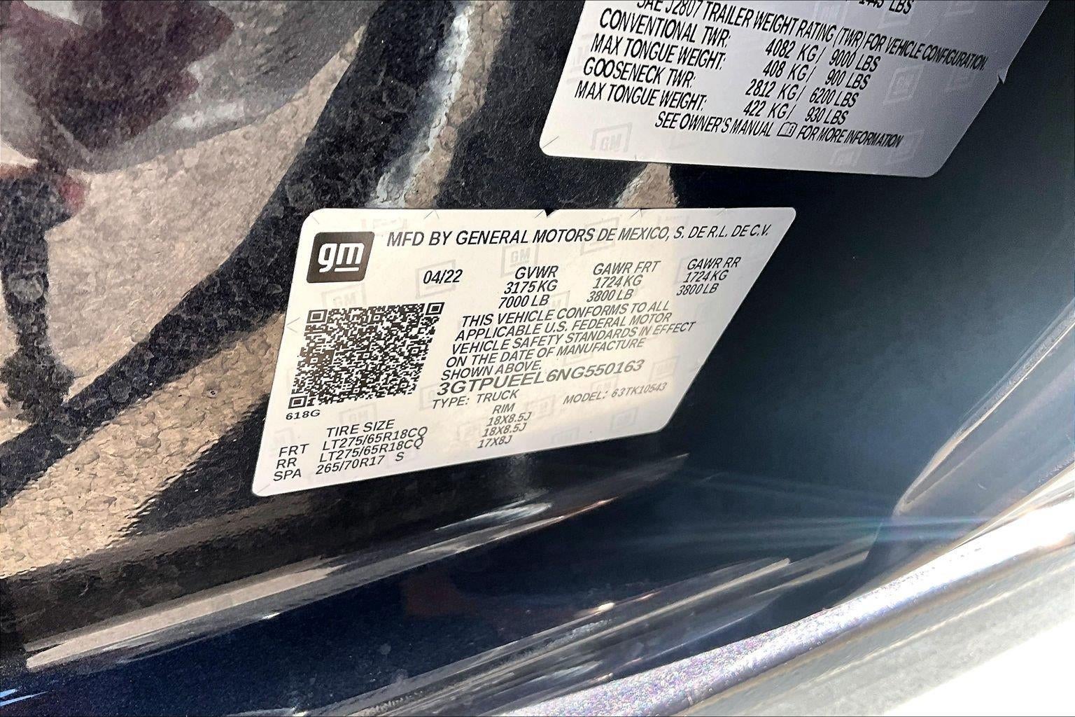 2022 GMC Sierra 1500 AT4