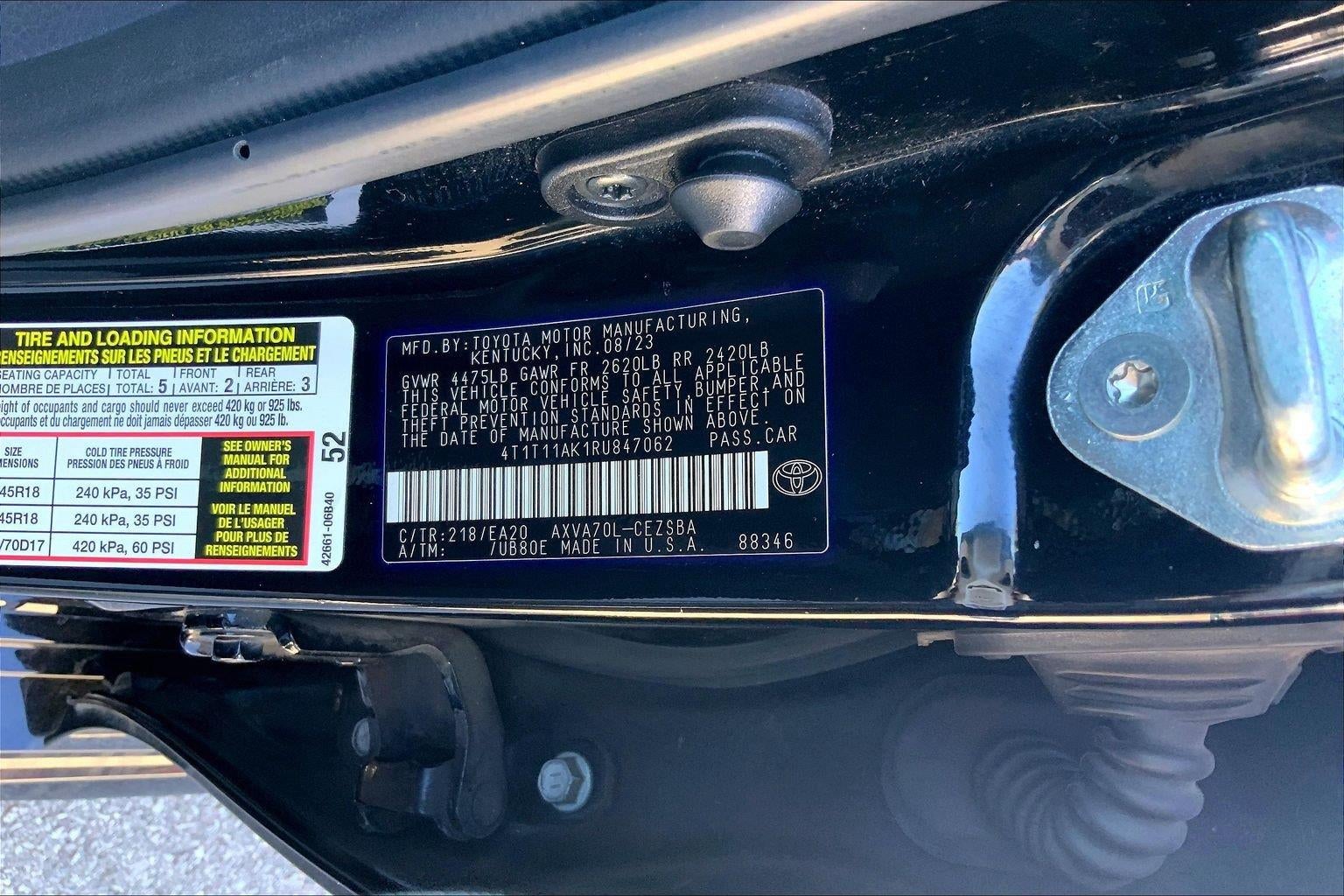 2024 Toyota Camry SE