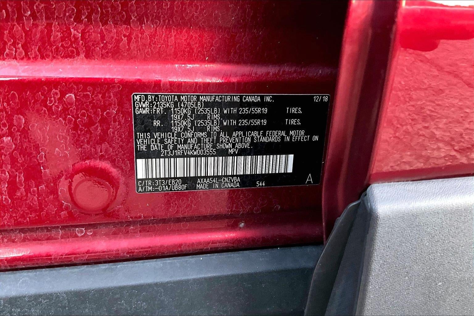2019 Toyota RAV4 Adventure