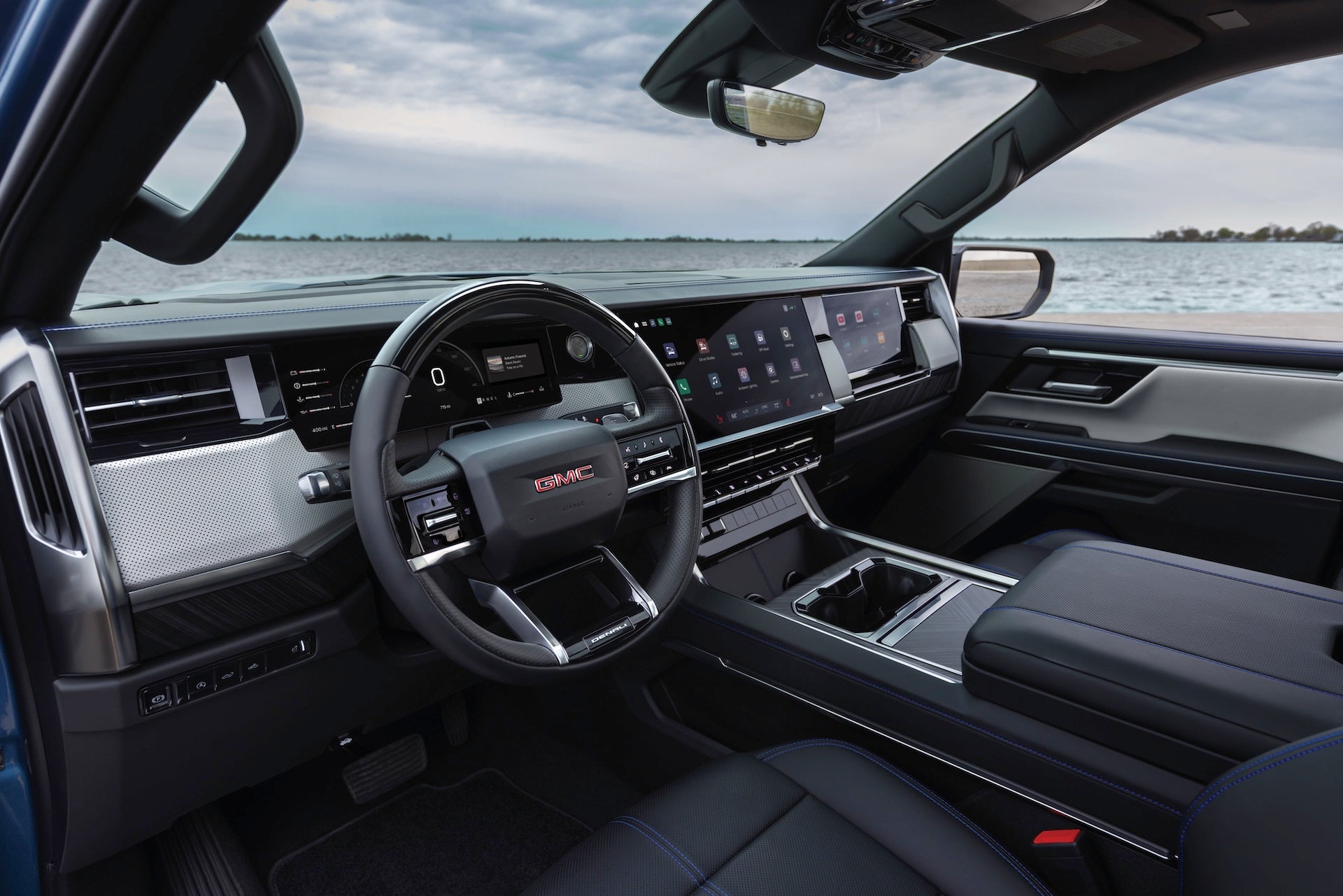 Interior of the 2027 GMC Sierra 1500 Denali